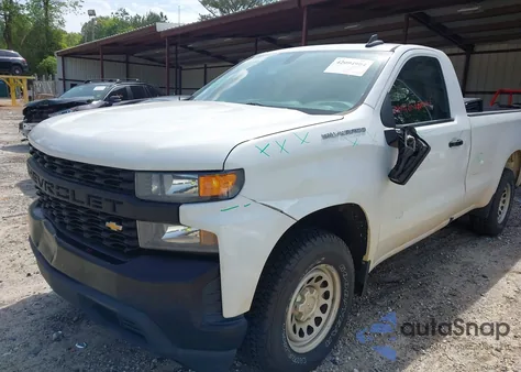 2021 Chevrolet Silverado 1500 2Wd Long Bed Wt from USA, damaged, VIN 3GCNWAEK8MG383885